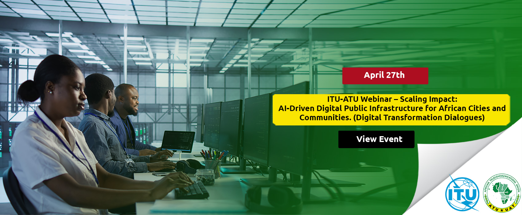 ITU-ATU Webinar – Scaling Impact: AI-Driven Digital Public Infrastructure for African Cities and Communities. (Digital Transformation Dialogues)