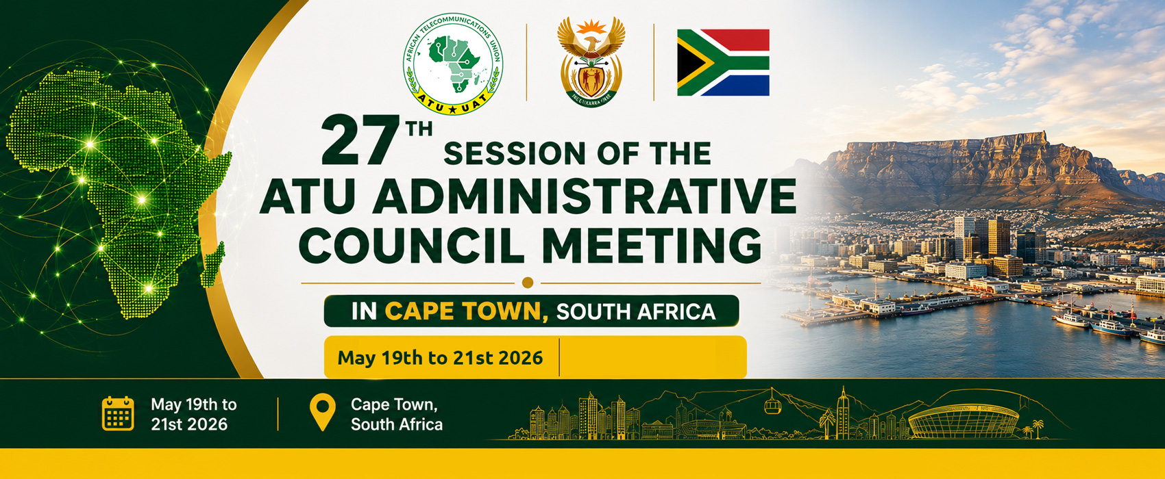 27th Session of the ATU Administrative Council Meeting in Cape Town, South Africa