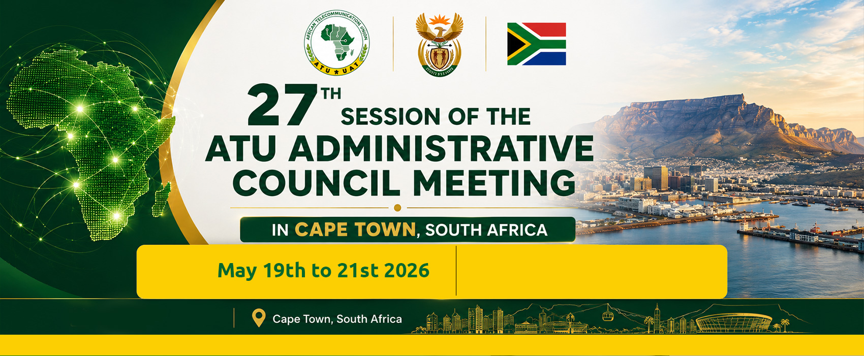 27th Session of the ATU Administrative Council Meeting in Cape Town, South Africa